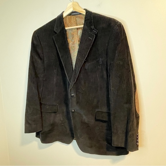 Lauren Ralph Lauren Black Corduroy Blazer